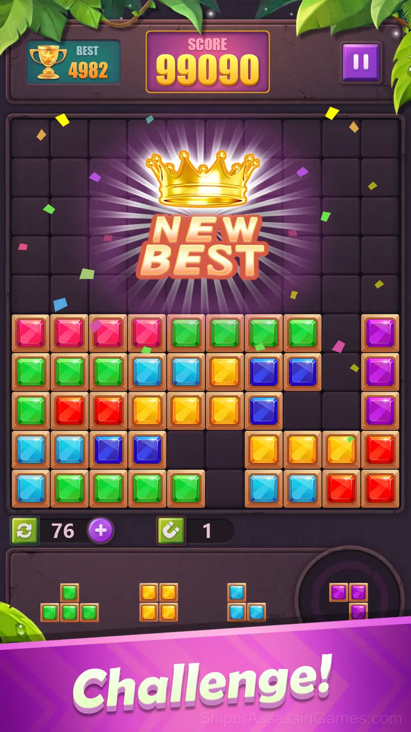 Block Puzzle Gem gameplay screenshot 4