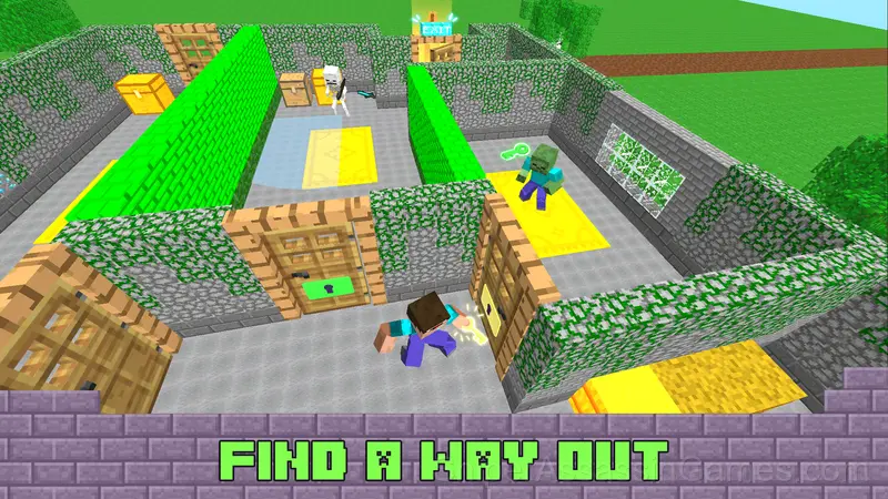 Noob: Hide or Run! gameplay screenshot 4