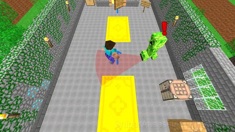 Noob: Hide or Run! gameplay screenshot 5