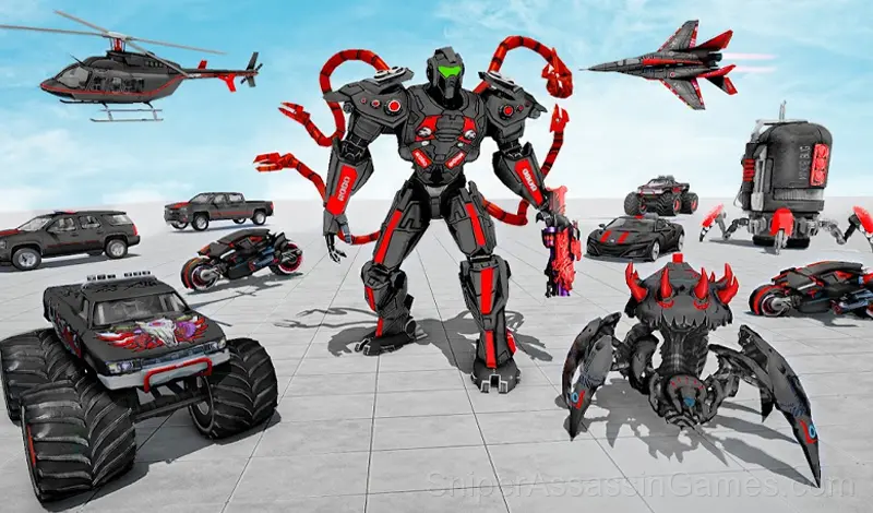 Play Robot and Car: Transformers Shooter