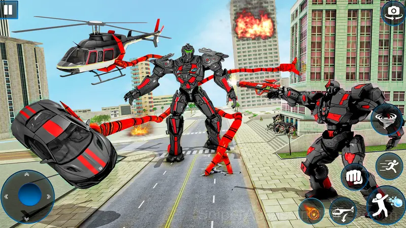 Robot and Car: Transformers Shooter gameplay screenshot 1