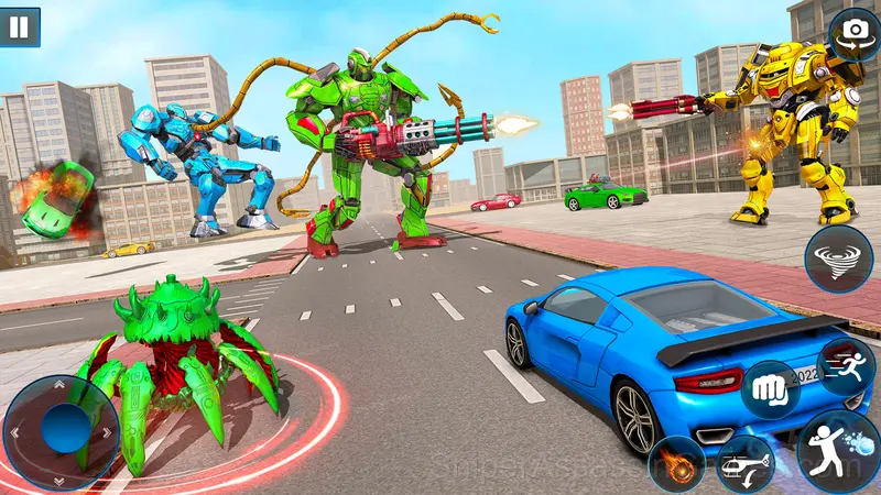 Robot and Car: Transformers Shooter gameplay screenshot 2