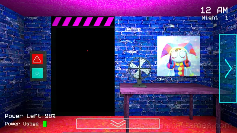 Five Nights at Pomni Amazing Digital Circus gameplay screenshot 1