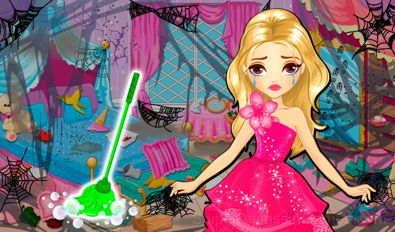 Play Cinderella: Cleaning the Palace