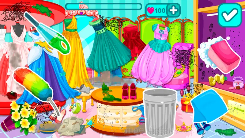 Cinderella: Cleaning the Palace gameplay screenshot 2