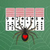Spider Solitaire: 1, 2 or 4 suits