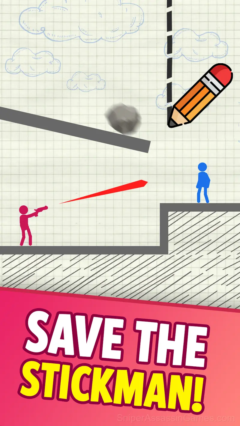 Drawn Little Men Battle gameplay screenshot 4