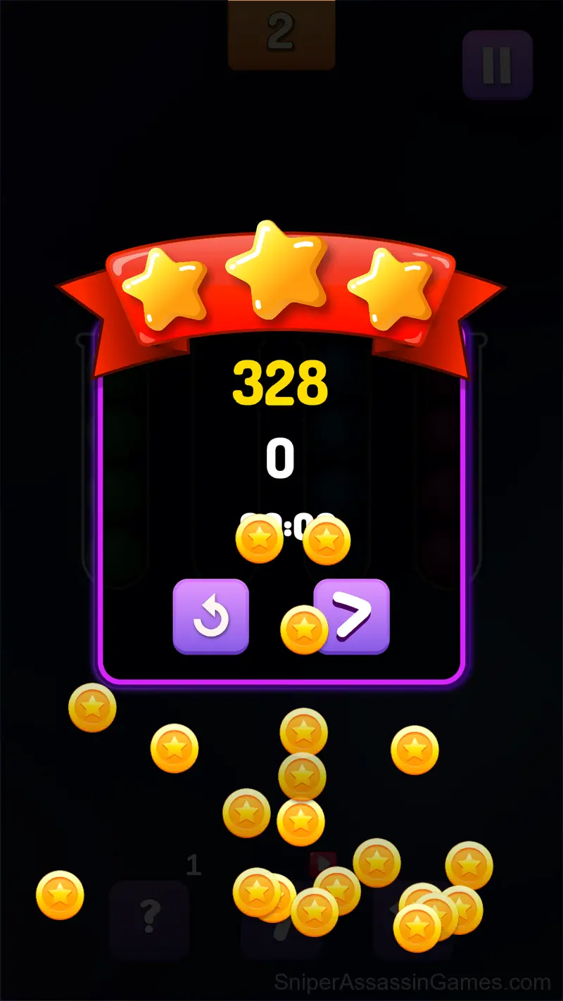 Sort Colored Balls Puzzle gameplay screenshot 2
