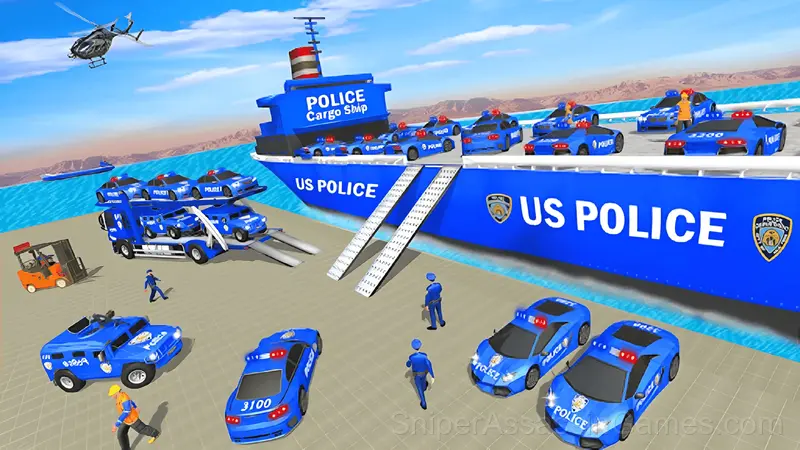 Grand Police Transport Truck gameplay screenshot 3