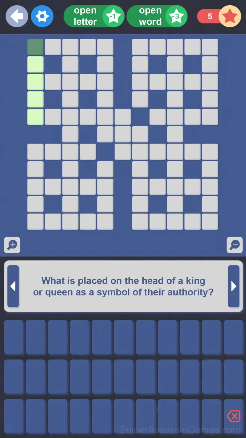 Crossword in Russian gameplay screenshot 2