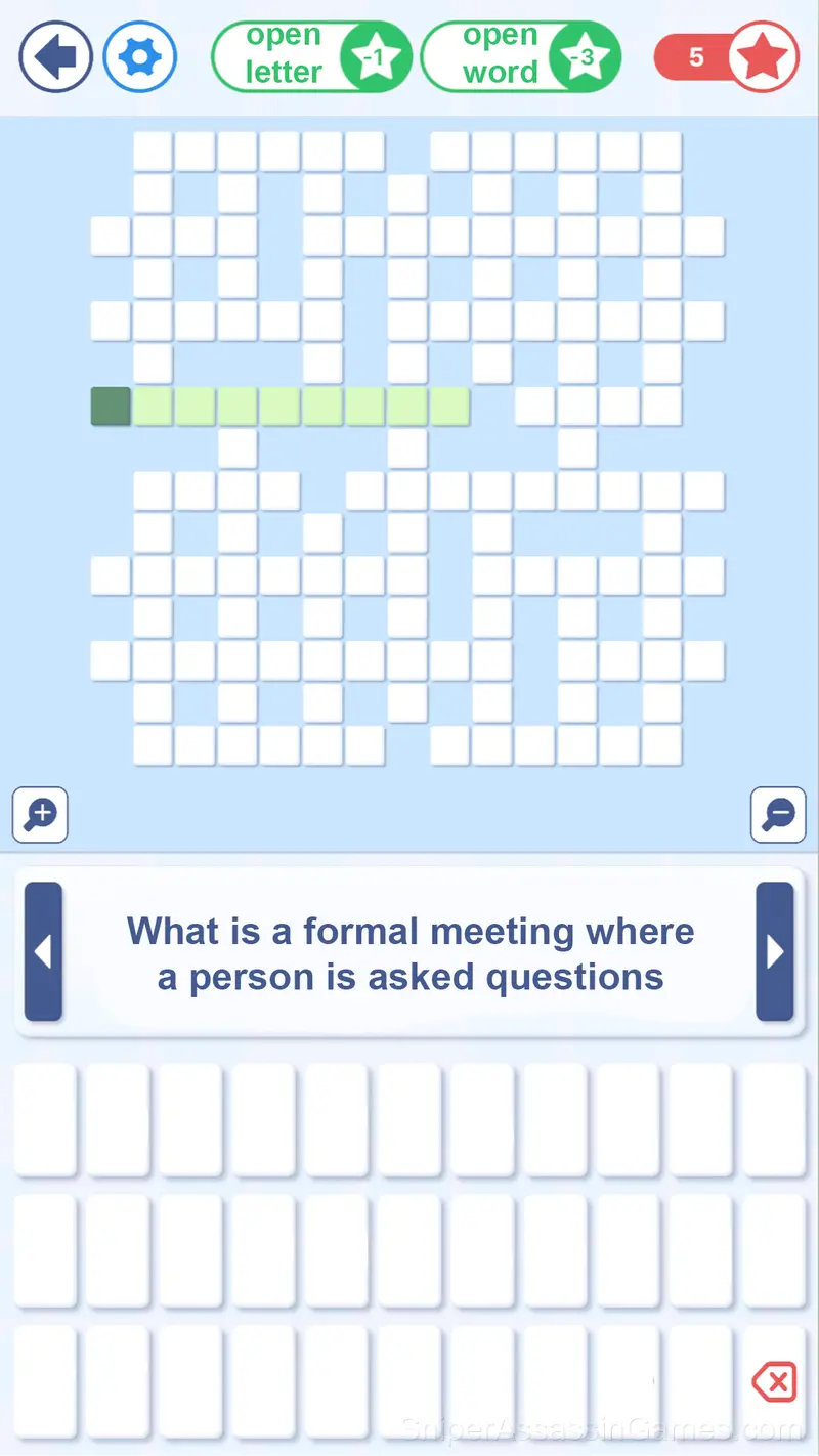 Crossword in Russian gameplay screenshot 3