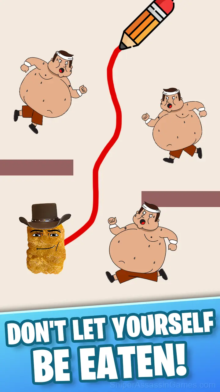 Nuggets: Draw A Path! gameplay screenshot 1