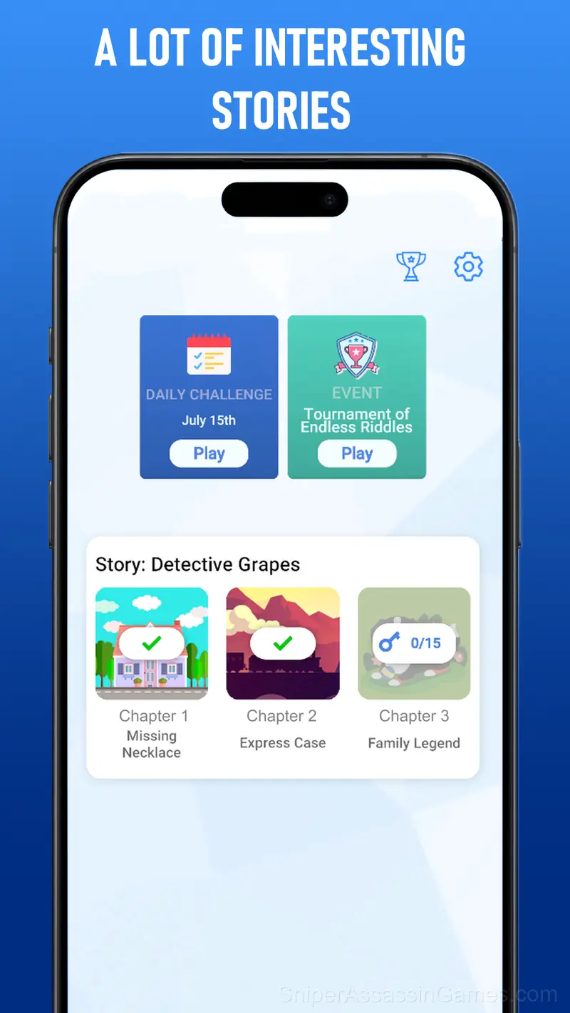 Detective - Logic Puzzles gameplay screenshot 1