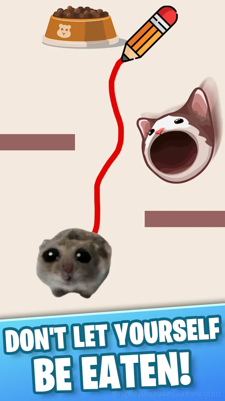 Save The Hamster from Cat! gameplay screenshot 3