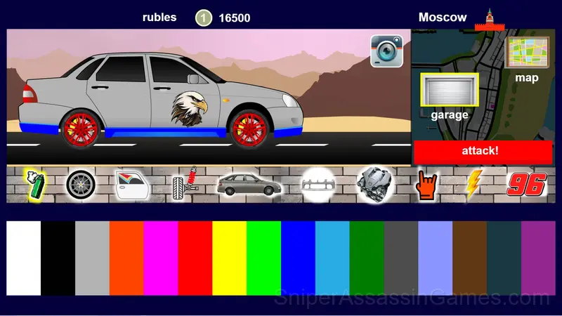 Create a Priora and take over Moscow! gameplay screenshot 2