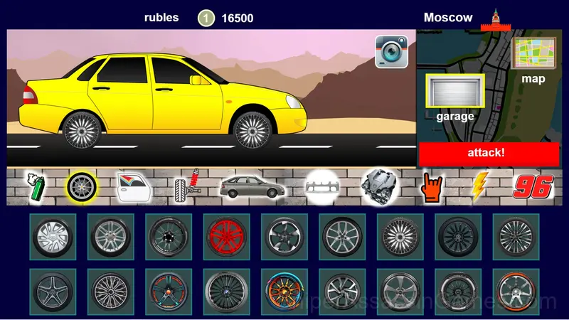 Create a Priora and take over Moscow! gameplay screenshot 3