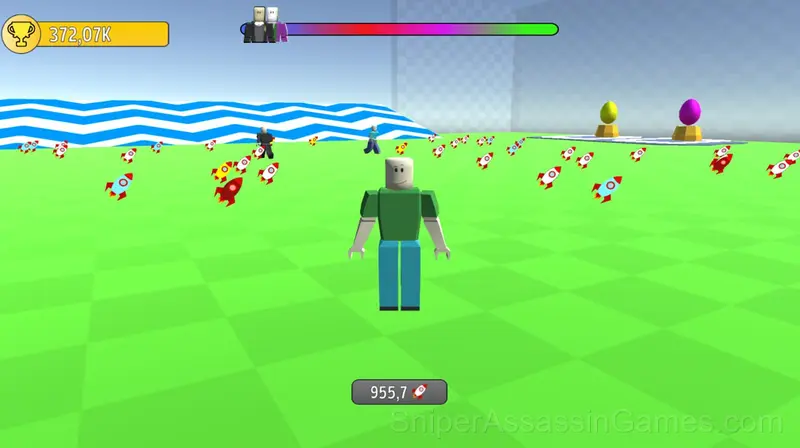 Obby: Flying race! gameplay screenshot 1