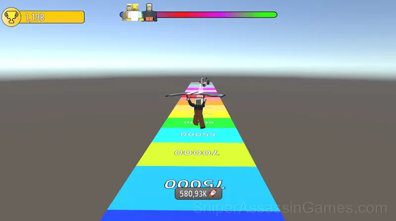Obby: Flying race! gameplay screenshot 4