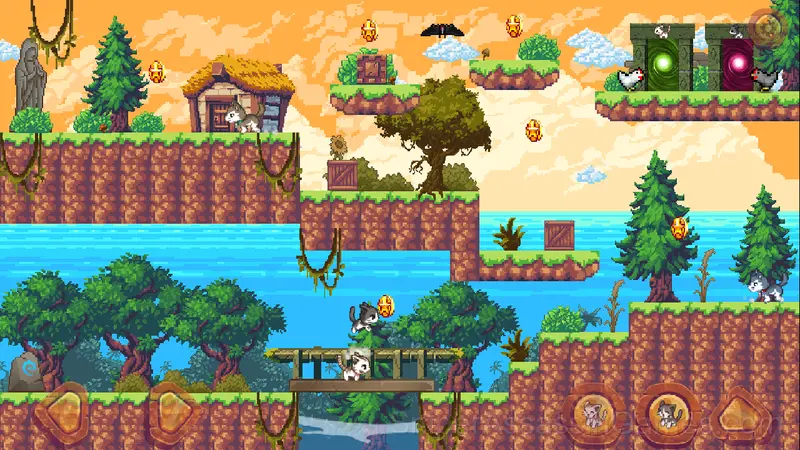 Adventures of two Kittens 2 gameplay screenshot 1
