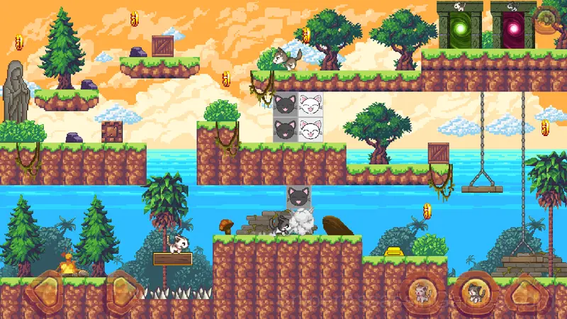 Adventures of two Kittens 2 gameplay screenshot 2