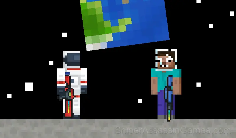 Play Noob and Pro Moon Survival