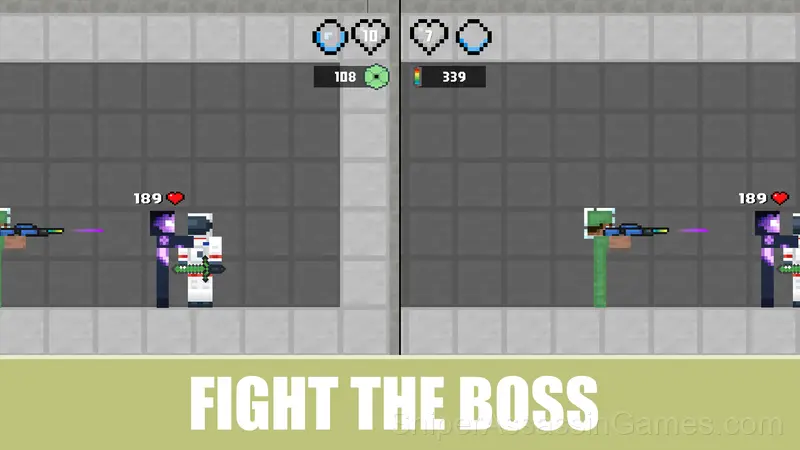 Noob and Pro Moon Survival gameplay screenshot 6