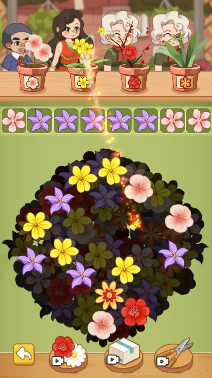 Merge Flower gameplay screenshot 1