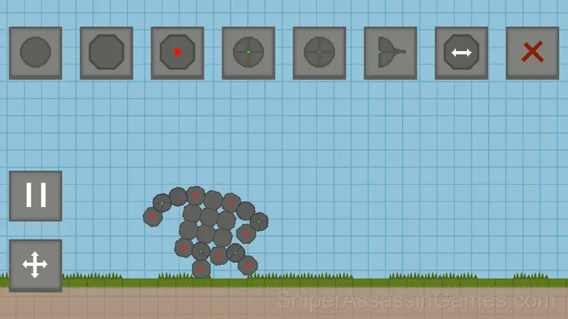 Robot designer gameplay screenshot 1