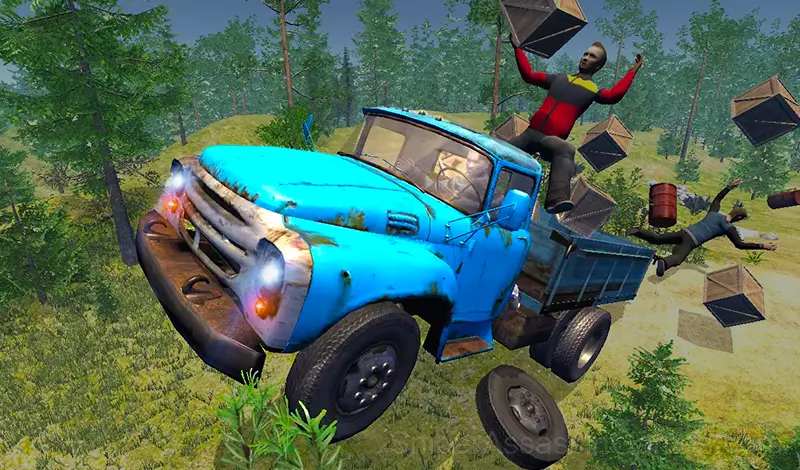 Play Simulator of a powerful truck ZIL 130
