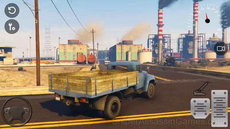 Simulator of a powerful truck ZIL 130 gameplay screenshot 3