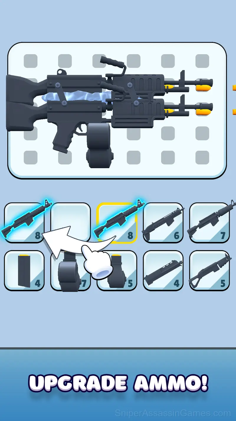 Gun's Master: Upgrade Weapon! gameplay screenshot 2