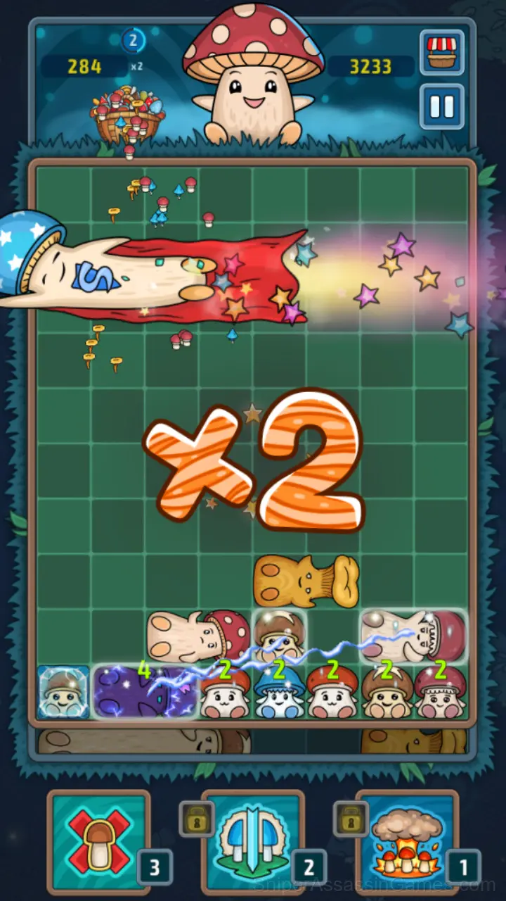 Mushroom Blocks gameplay screenshot 2