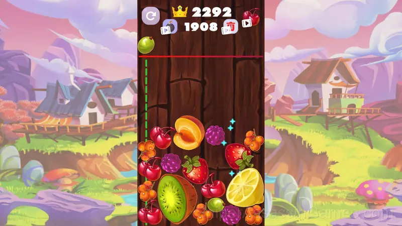 Fruit fusion gameplay screenshot 1