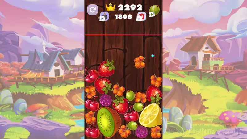 Fruit fusion gameplay screenshot 2