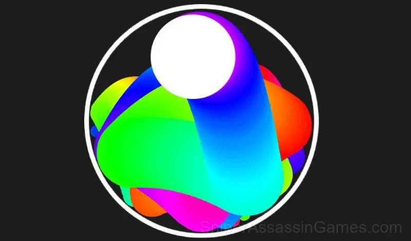 Play Rainbow trail from a circle