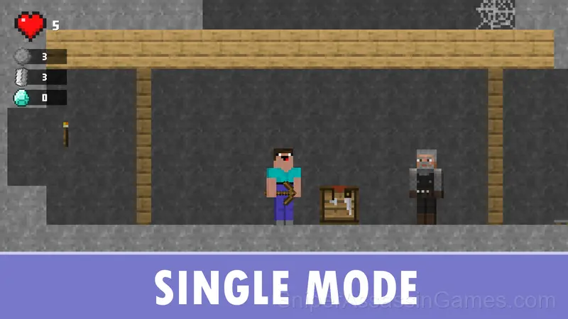 Noob and Pro vs Warden gameplay screenshot 2