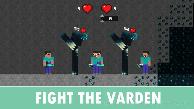 Noob and Pro vs Warden gameplay screenshot 5