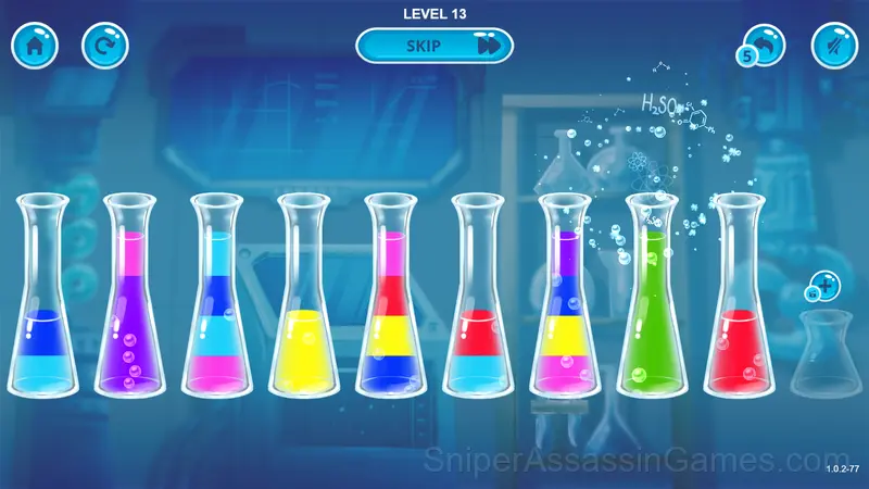 Liquids Sort Puzzle gameplay screenshot 4