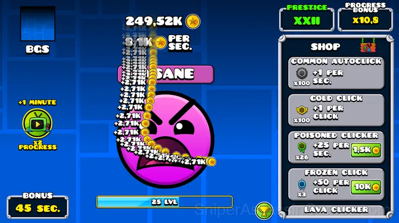 Geometry Click: Demon Evolution gameplay screenshot 1