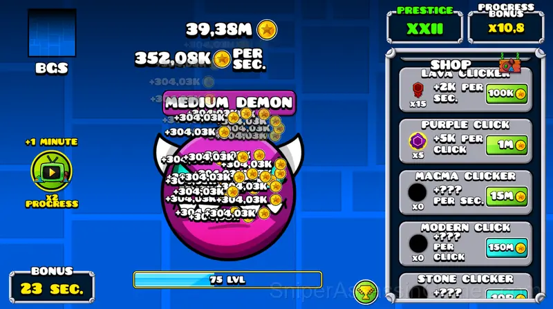 Geometry Click: Demon Evolution gameplay screenshot 2