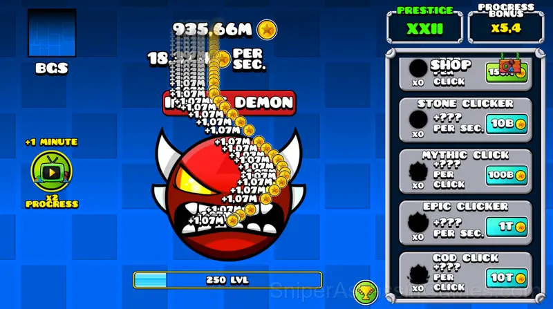 Geometry Click: Demon Evolution gameplay screenshot 3