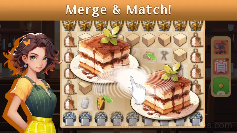 Delicious Merge gameplay screenshot 1