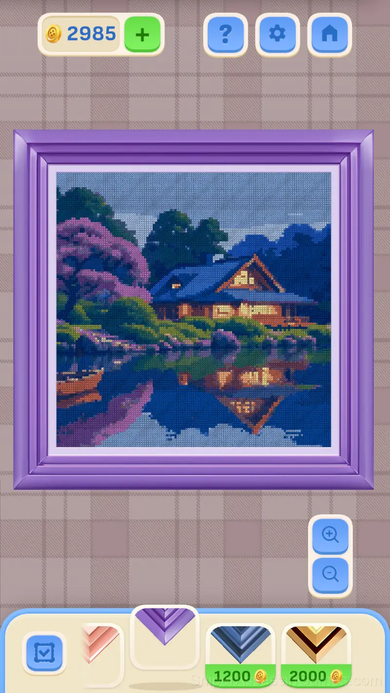 Criss-Cross Stitching gameplay screenshot 2