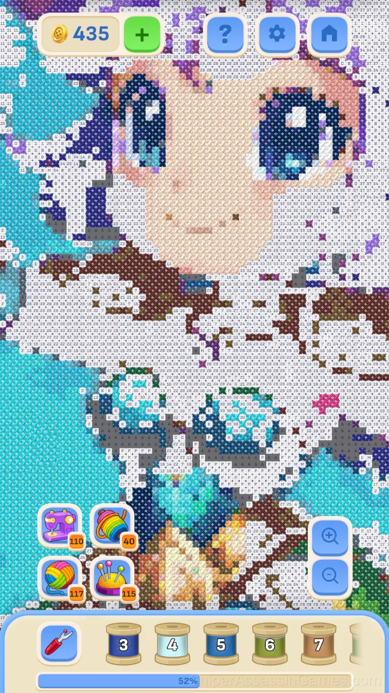 Criss-Cross Stitching gameplay screenshot 4