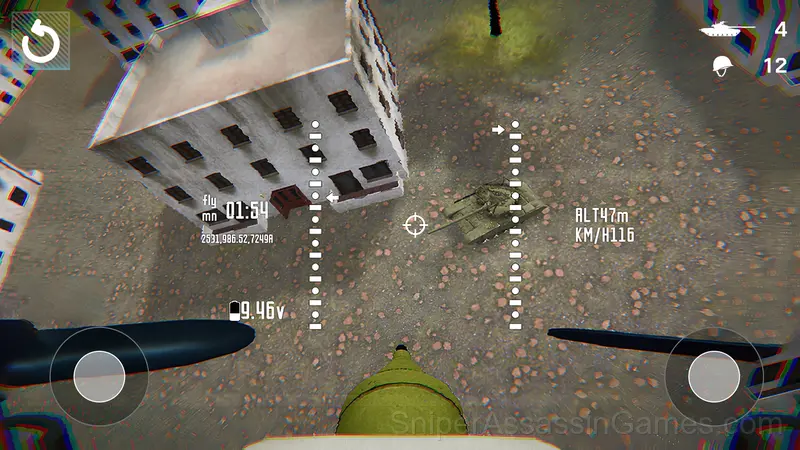 FPV Kamikaze drone simulator gameplay screenshot 1