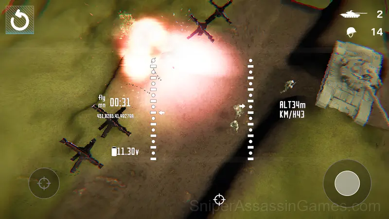 FPV Kamikaze drone simulator gameplay screenshot 4