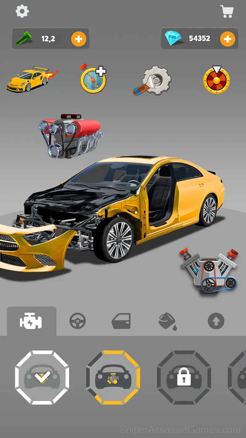 Dream Car: Assemble by Detail gameplay screenshot 2