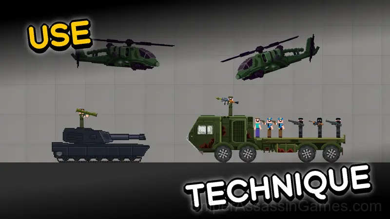 Pixel Playground: War Sandbox gameplay screenshot 1