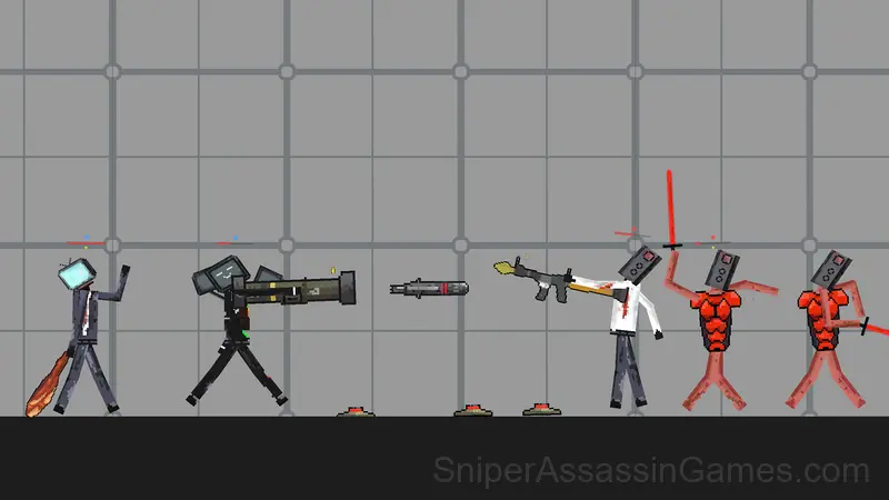 Sandbox Battles: TV Mens gameplay screenshot 4