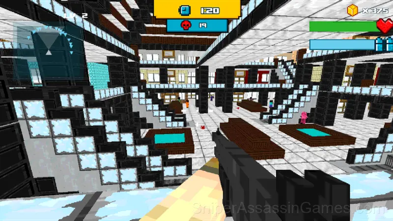 Noob STRIKE 3D gameplay screenshot 1